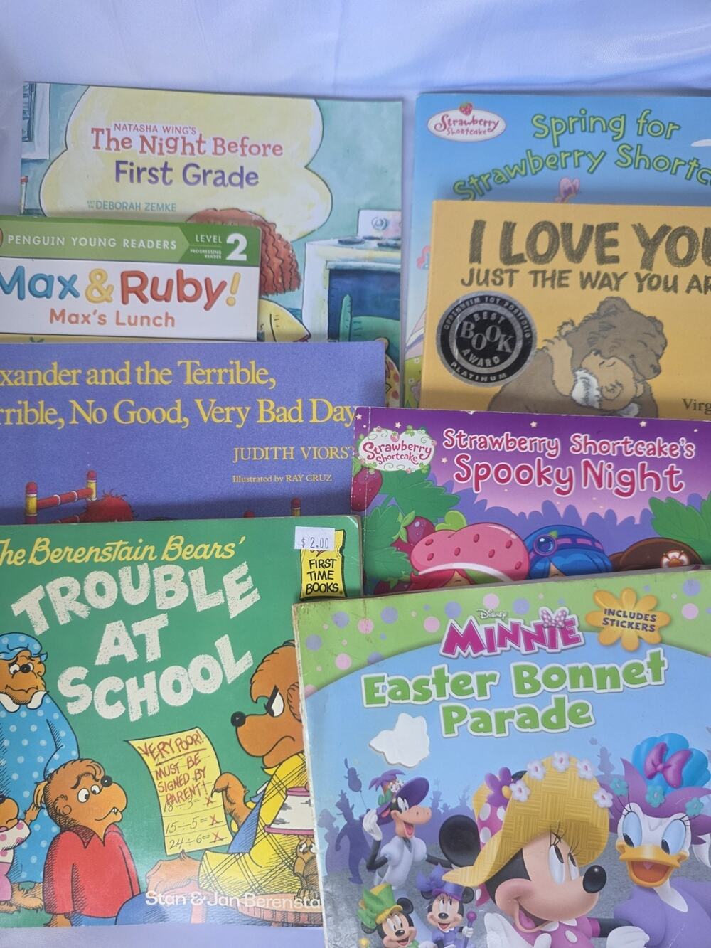 Children’s Picture Book Lot of 7 Illustrated Ages 4-8 School Stories